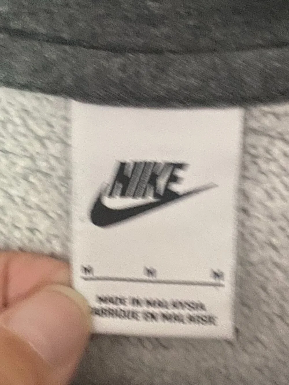 Nike hoodie- dark gray